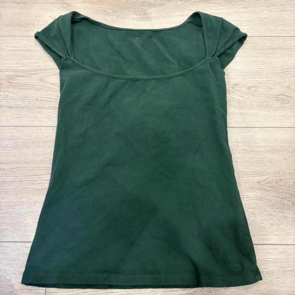 Brandy melville green t shirt